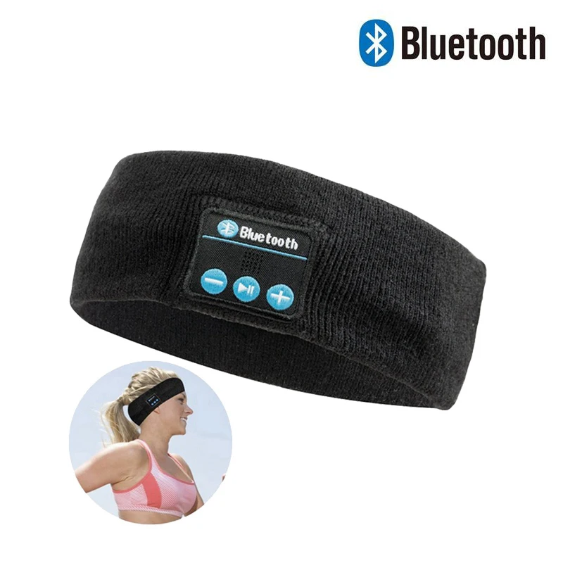 Unisex Sport Bluetooth 5 0 Headband Wireless Wearable Stereo Music Earphone Headphone Bluetooth Headset With MIC for Smart phone