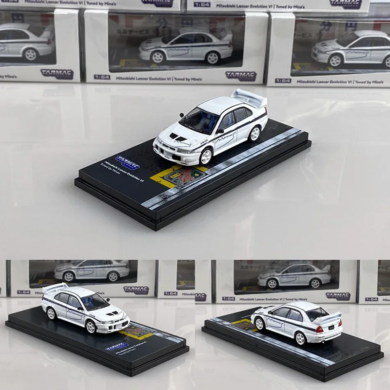 Автомобили Tarmac 1:64 Mitsubishi Lancer Evolution ong VI mining коллекционный автомобиль из сплава |