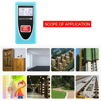 

High Precision Rangefinder 40m Handheld Laser Range Finder High Precision Infrared Electronic USB Charging Pocket Range Finder