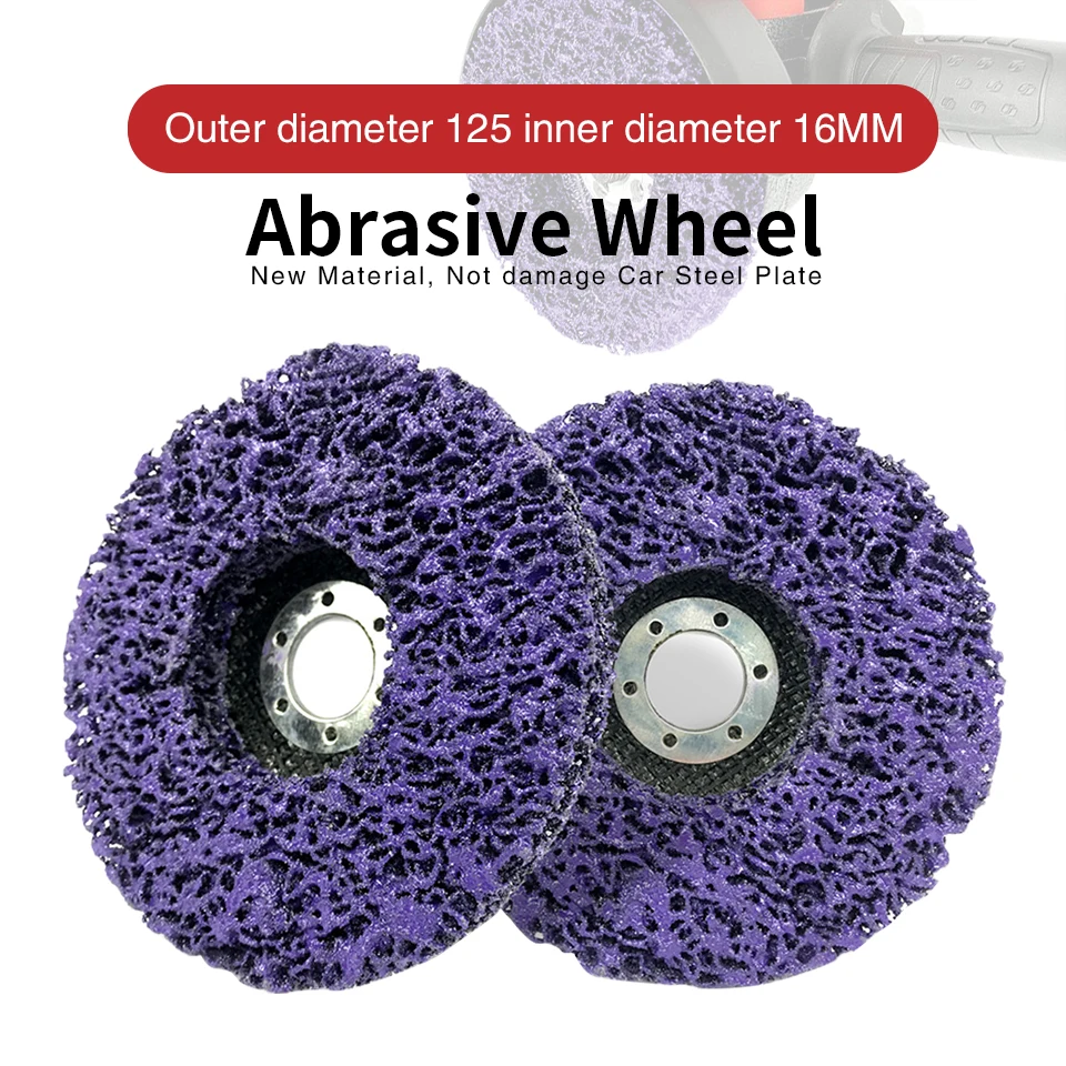 

Abrasive Tools Abrasive Wheel Paint Rust Removal Clean For Angle Grinder Stainless Steel Poly Strip Disc Purple Grinder Wheel