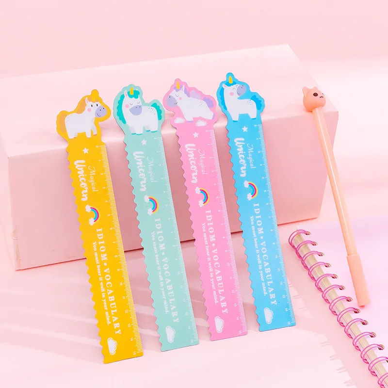 

Cute Kawaii Creative Stationery Elementary Students Cartoon Lovely 15cm Ruler Can Be Bent Soft Ruler Wavy Line Ruler Hot Sale