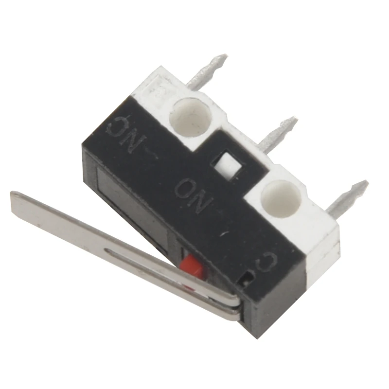 10Pcs 1NO 1NC SPDT Momentary Long Hinge Lever Micro Switches AC 125V 1A 0cn 