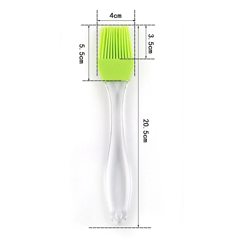 Pancake Oil Brush Household High Temperature Resistant Non-linting Silicone Barbecue Baking Kitchen Pancake Cream Season Brush