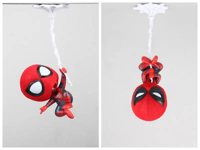 

Anime Hero Returns Cute Rotating Spider-Man Hanging Scene Car Mounted Pendant Doll Garage Kit