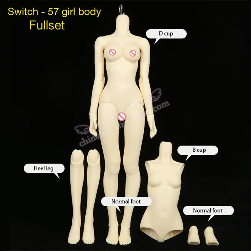 Humming Dolly 57 Girl Body Switch 1 3 Local Optional Replaceability Resin Bjd Big Breast Girl Naked Doll Parts Dolls Aliexpress