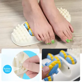 

Health Therapy Foot Massage Roller Feet Plantar Fasciitis Roller Reflexology Massager Spa Gift Anti Cellulite Foot Massager
