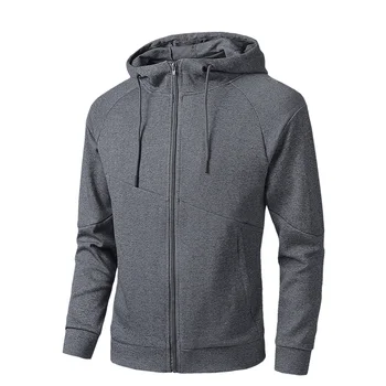 

Men's Sweatshirt New Spring Autumn Fashion Hoodies Male Casual Solid Coat Man Brand Hooded Cotton Cardigan Coat Quality Clothing