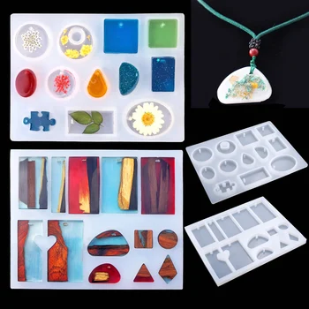 

Silicone Resin Casting Molds Tools Set with A Black Storage Bag for Craft Making Mold for DIY Different Hand and Jewelry
