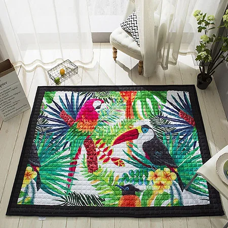 Детские игровые коврики 145X195 см большой ковер 1,5 см толстый мультфильм противоскользящее одеяло гостиная коврики для йоги - Цвет: 3