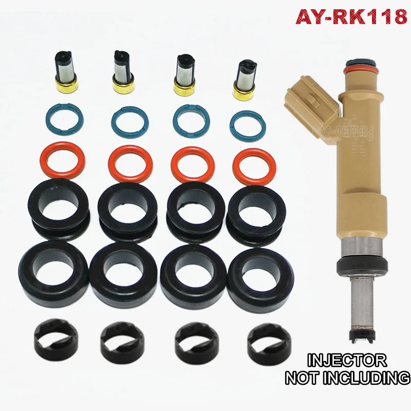 4sets fuel injector repair kit service kits For Toyota prius ZXW30 #23250-37010 (AY-RK118) fuel injector repair kit