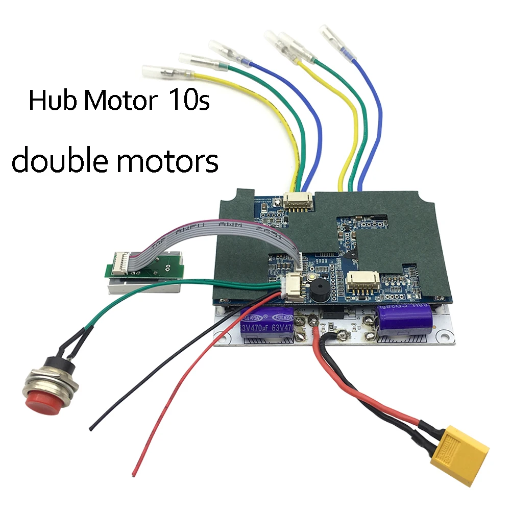 Hub Motor 10s 24-36 в электрический контроллер скейтборда одиночный/двойной пульт дистанционного управления ESC заменитель контроллер скутера аксессуары для пояса/ступицы двигателя - Цвет: Hub Motor 10s
