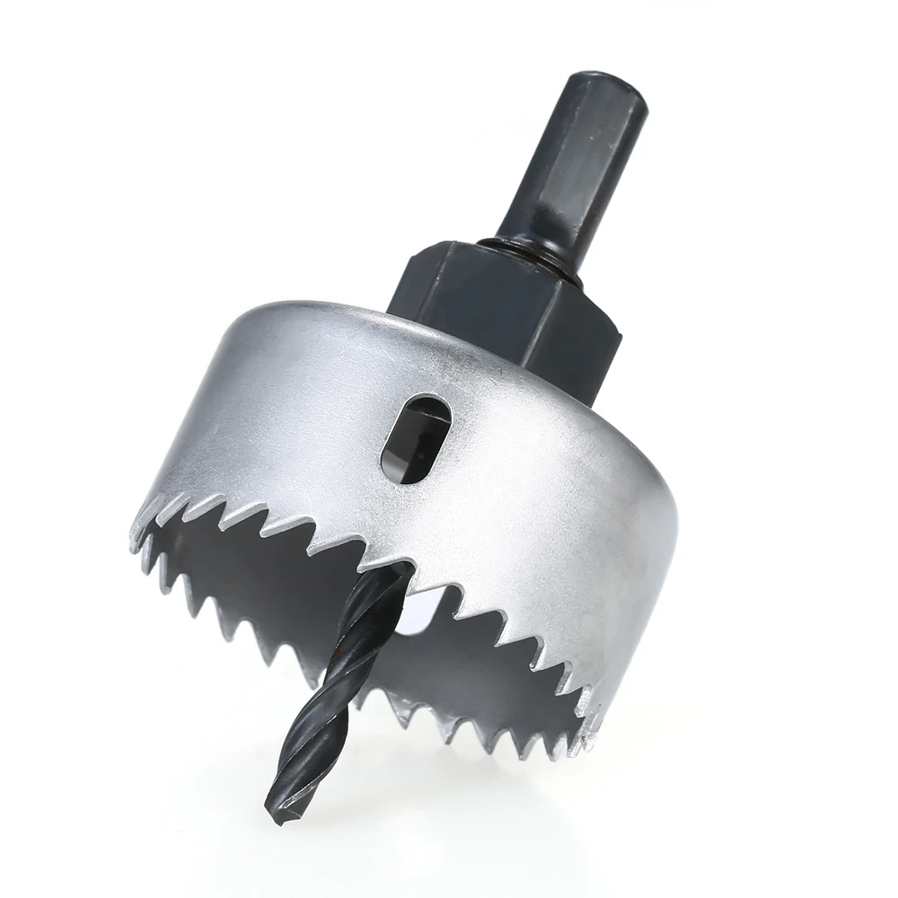 

3pcs/6pcs Carbon Steel Hole Saw Set Door Lock Installation Kit Metal Drilling Woodworking Drill Spherical Professional Tool for