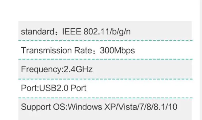 USB WiFi адаптер USB Ethernet WiFi ключ 300 Мбит/с 2,4 ГГц ЛВС USB Wi-Fi адаптер ПК антена Wi-Fi приемник беспроводная сетевая карта