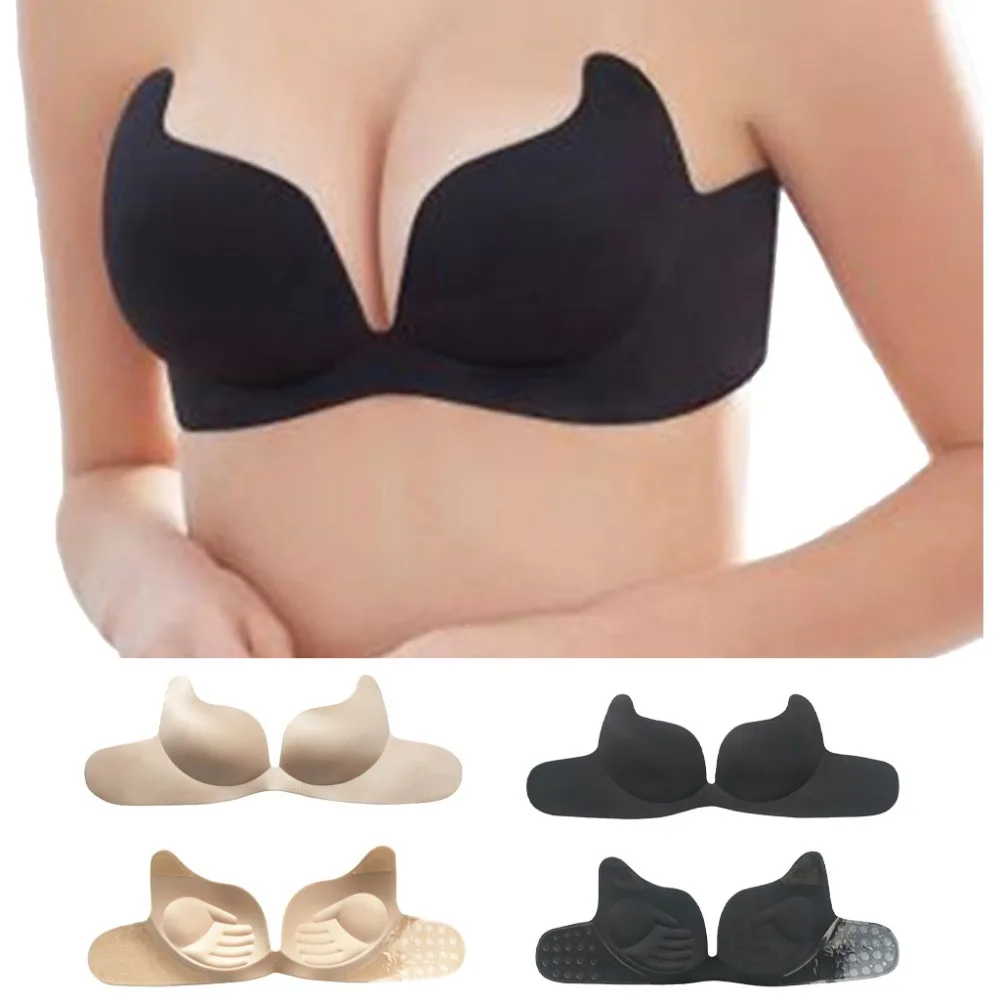 women's sexy bra invisible bra stickers strapless rim underwear sport bra top sujetador deportivo mujer спортивный топ #40J29 (6)
