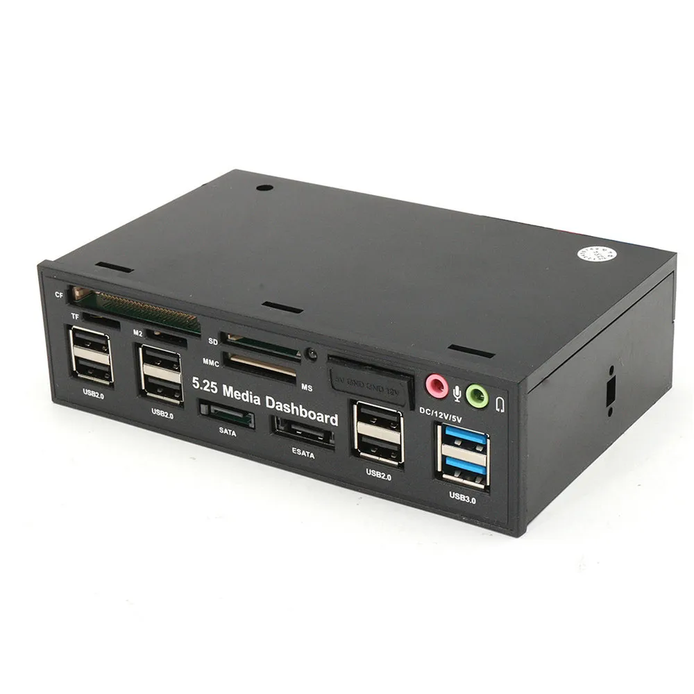 Компьютерный внешний кард ридер 5 25 дюймов USB3.0 привод отсек SD TF SATA USB концентратор