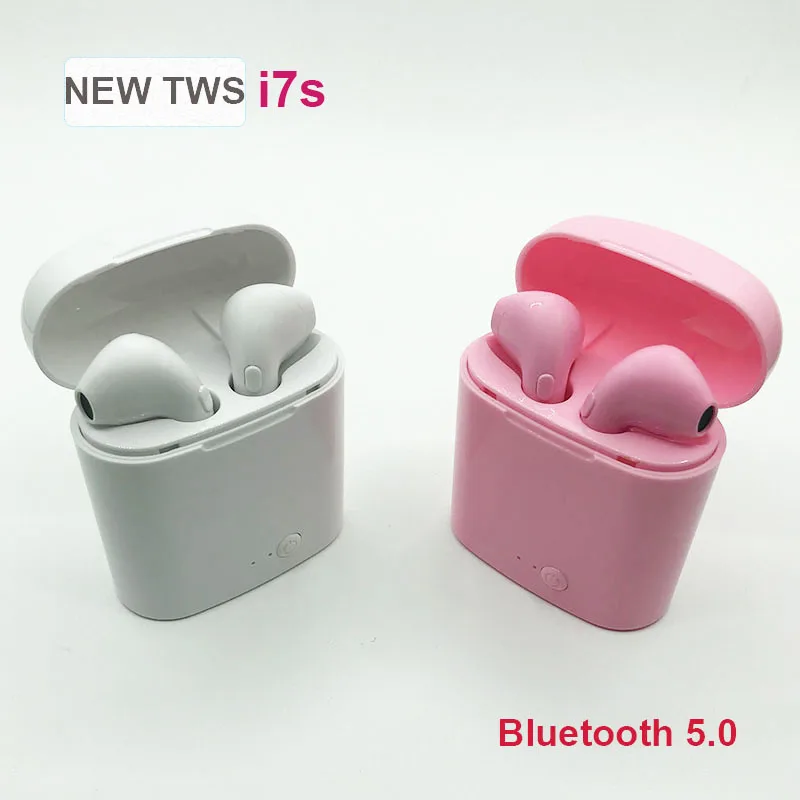I7S TWS VS i12 tws Беспроводная стереогарнитура Bluetooth 5,0 наушники бинауральные наушники с поддержкой звонков с зарядной коробкой для всех телефонов