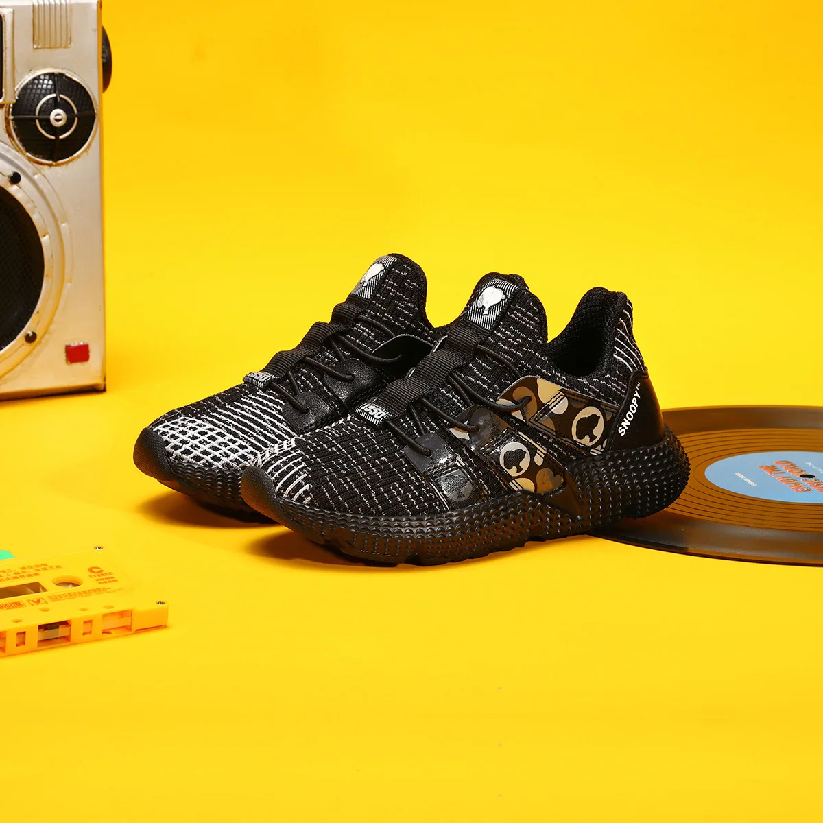 

Snoopy CHILDREN'S Shoes Spring And Autumn Children Slip-on Trend Versatile BOY'S Shoes BOY'S Casual Shoes