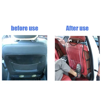 

Transparent Car Backseat Organizer Storage Bag Waterproof Protective Seat Back F-Best
