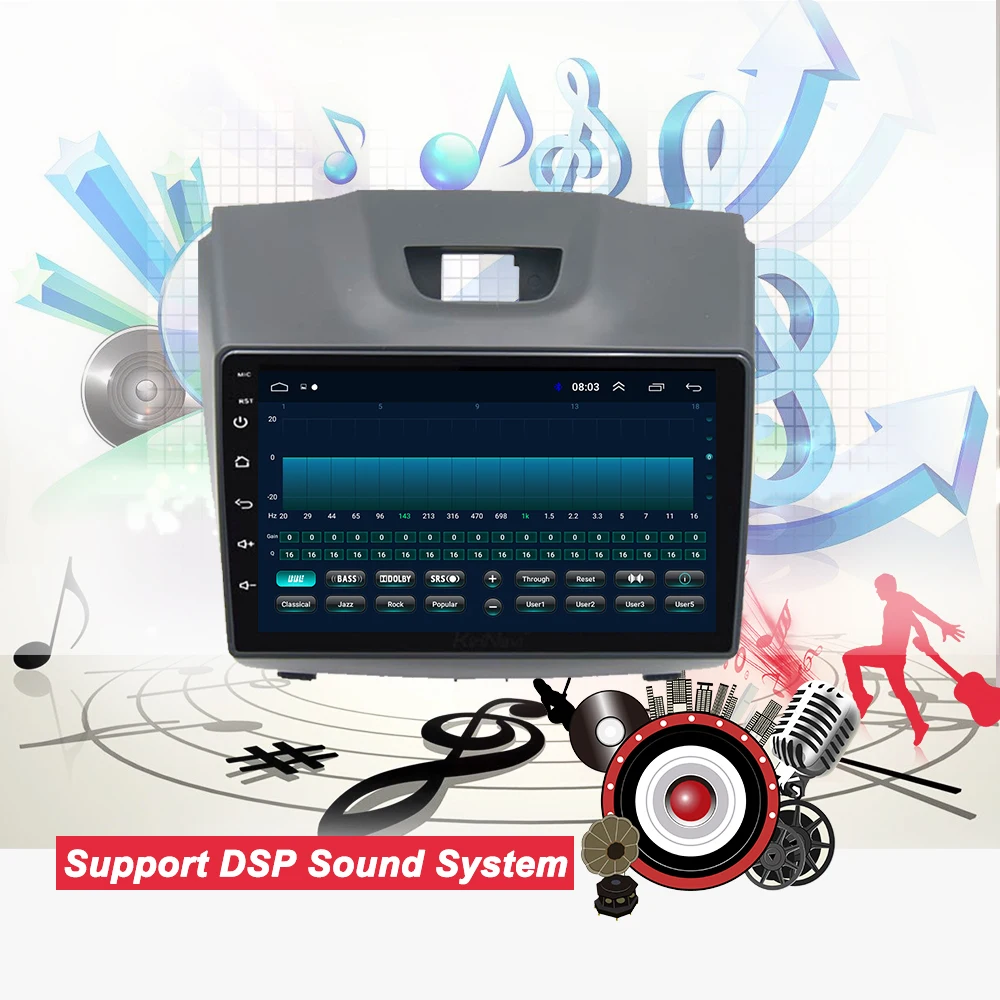 Best Bonroad Android 8.1 Car Radio 9 inch HD GPS Navigation Multimedia Player For Suzuki D-MAX DMAX 2015-2018 no dvd player 3 Best Bonroad Android 8.1 Car Radio 9 inch HD GPS Navigation Multimedia Player For Suzuki D-MAX DMAX 2015-2018 no dvd player 3