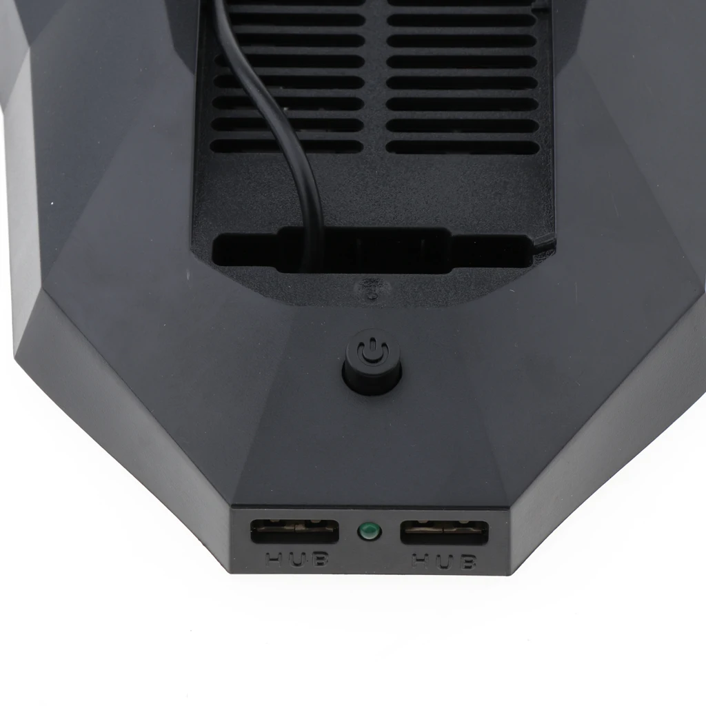 Vertical Stand with Cooling USB 2.0 Hub Fan for Sony PS4 Pro, Controller Charging Station for Playstation 4 Pro Game Consoles