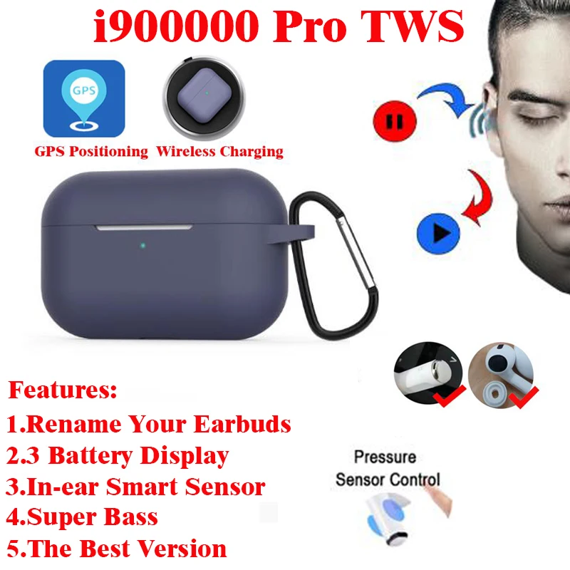 

i900000 Pro TWS 1:1 Wireless Earphone Squeeze Sensor Bluetooth Earphones Aire 3 Pk H1 Chip i9000 i50000 i100000 i200000 tws