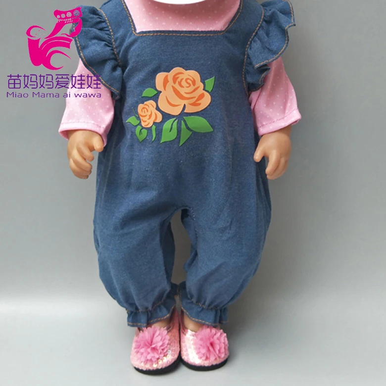 18 дюймов куклы одежда зима фиолетовый мех пижамы наборы для 1" 43 см reborn baby doll толстая зимняя одежда девочка игрушки подарки