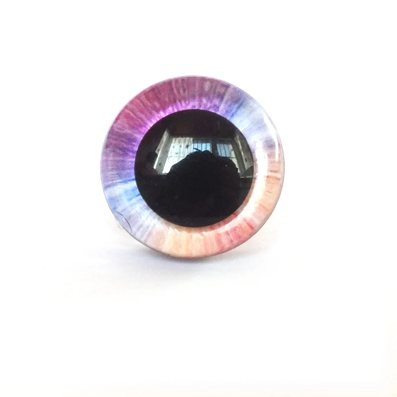 New rainbow eyes--3D Glitter Safety eyes for making doll /toy eyes with washer 8