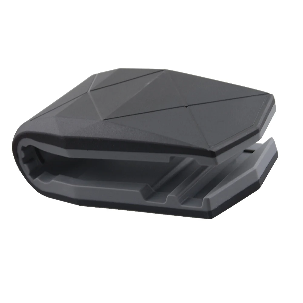 black grey JRGK, универсальный автомобильный держатель для телефона, Аллигатор, зажим, автомобильный, мягкий, противоскользящий, для мобильного телефона, gps, кронштейн для iPhone, samsung, Xiaomi, huawei - Цвет: black grey