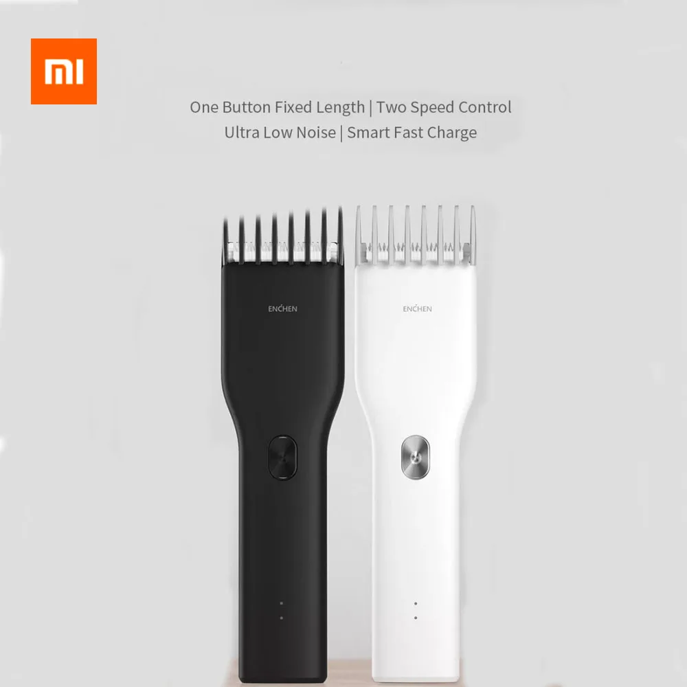 Xiaomi Enchen Boost USB электрическая машинка для стрижки волос двухскоростная керамическая машинка для стрижки волос быстрая зарядка триммер для волос для детей и взрослых