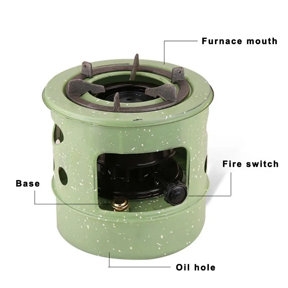 Походная плита, портативная металлическая керосиновая печь для кемпинга, походов, походов, путешествий, пикника, барбекю