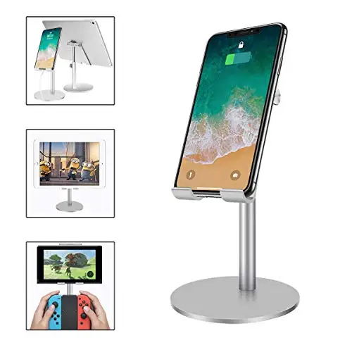 Silver Настольное крепление для Pad Air mini, держатель для телефона регулируемая высота, подставка универсальная для планшета, подставка для планшета, многоугольная док-станция - Color: Silver