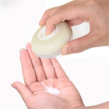 

4pcs Set Round Emulsion Storage Box Portable Travel Push-type Hand Washing Soap Liquid Bottle Organizer Dispenser Container