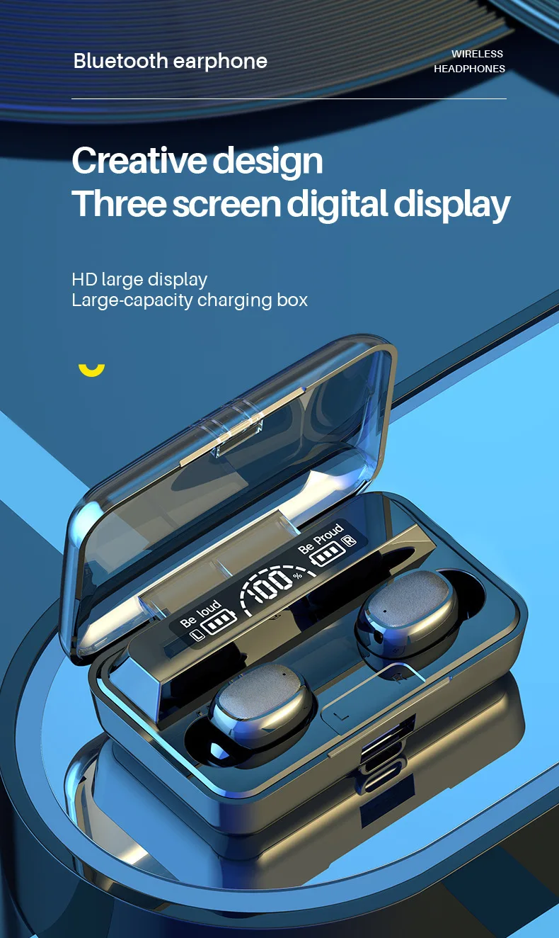 Fones de Ouvido Bluetooth sem Fio Fone de Ouvido Esportes para Homens Ruído à Prova Fones Mulher Cancelamento Dwaterproof Água Tws 1 High Quality Eletrônicos