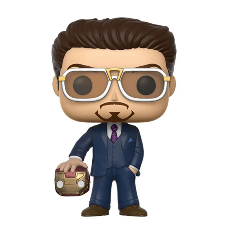 Funko поп Marvel Мстители Тони Старк Железный человек Ограниченная серия Виниловая фигурка куклы игрушки