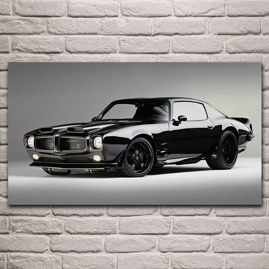 Крутое светящееся черное Спортивное Авто живое комнатное домашнее настенное Искусство Декор деревянная рамка Плакат KL016