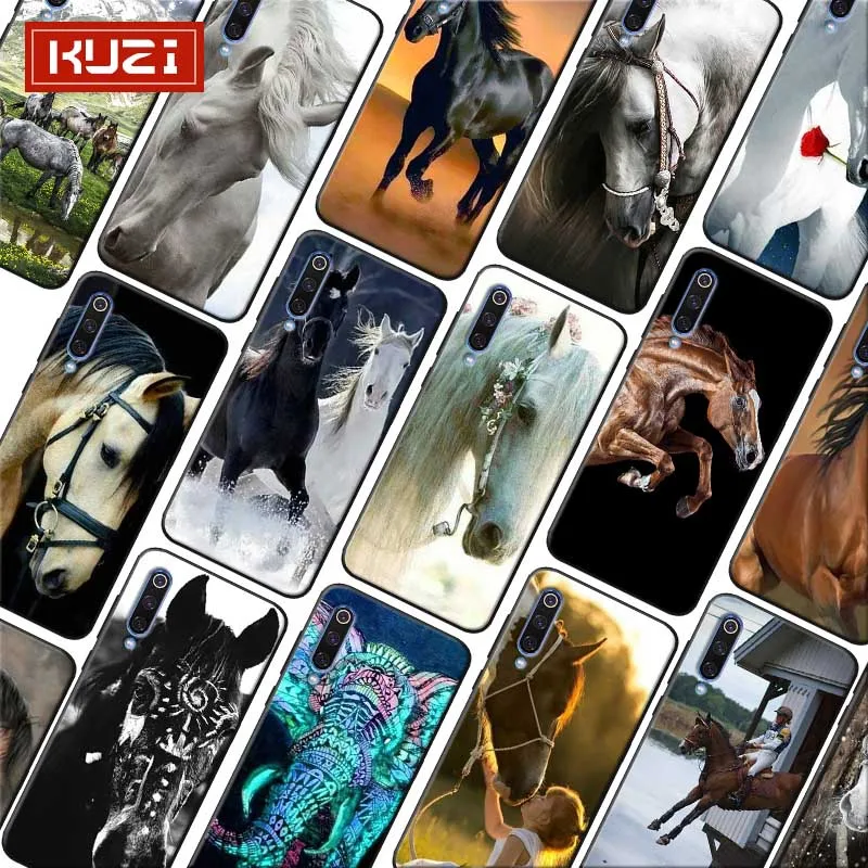 

Horse Animal Phone Case for samsung galaxy a50 a70 a30 a40 a20 s8 s9 s10 plus Soft silicone Cover