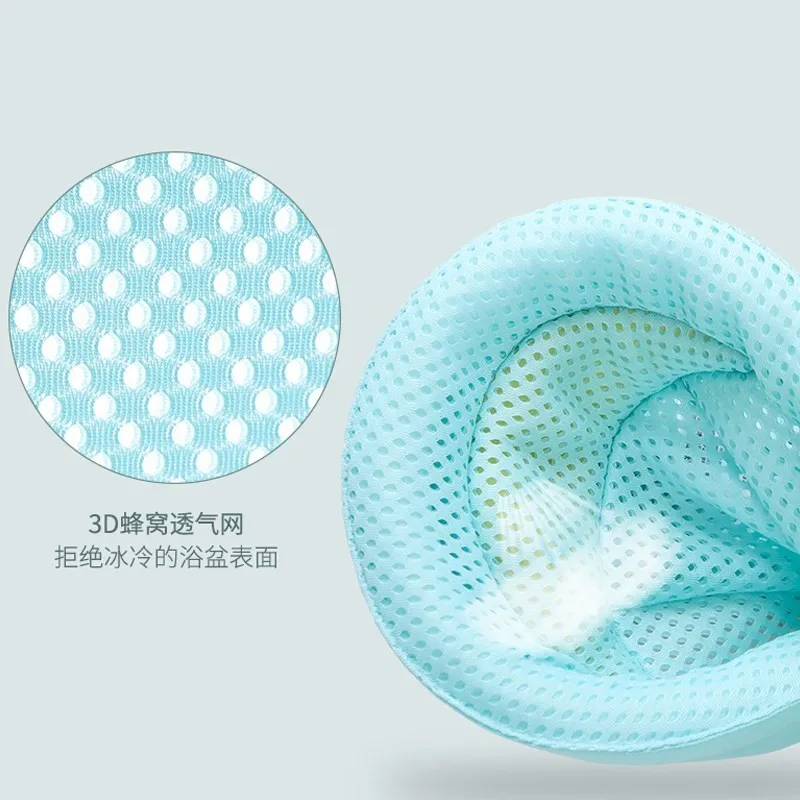 

With Thick Bath Padded Network Newborns Anti-slip through Useful Product Infant Bath Sponge Bath Mat Baby-Sit Lie Basin