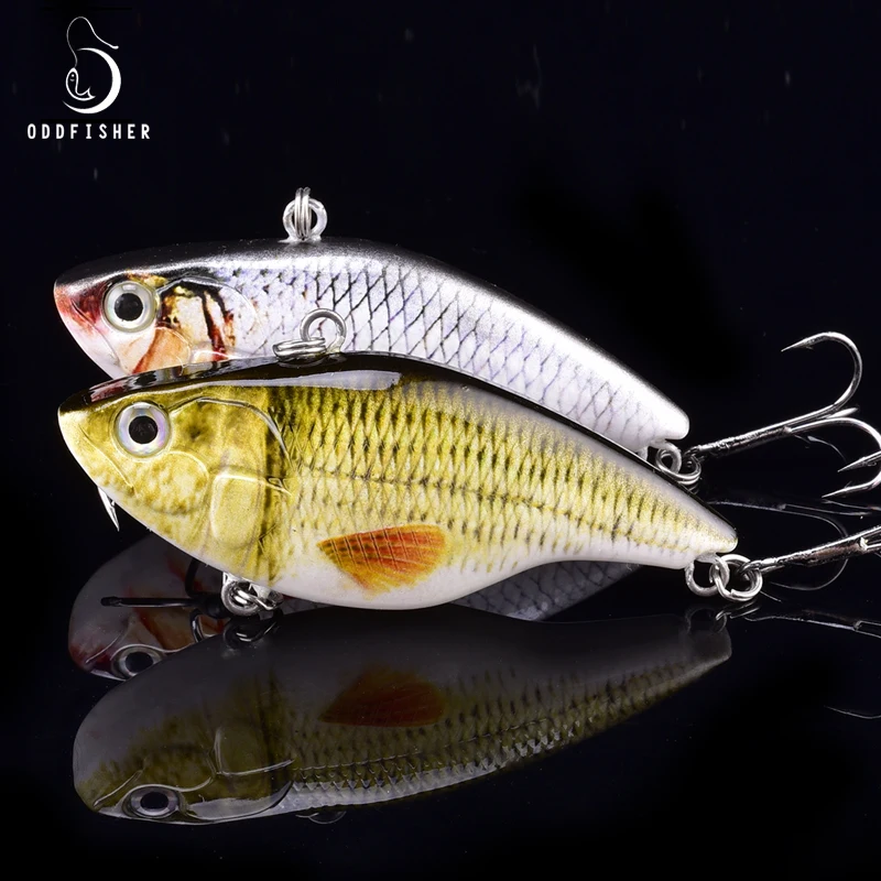 

Original Oddfisher YR46 Wobblers Fishing Lures Crankbait VIB Lure Vibration Hard Baits Fishing Tackle For Bass Pike Lake River