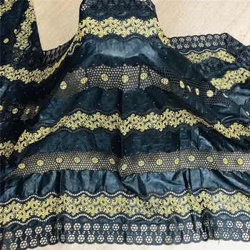 

Fashion African Garment Cotton Fabric 2020 Bazin Riche 5YARDS Guinea Brocade New white Damask Shadda Dress 27L072620