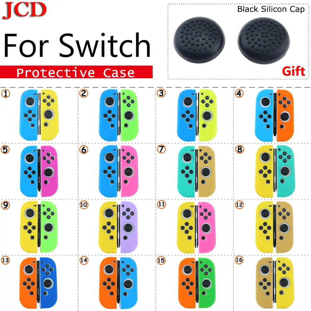 JCD чехол для Zend для переключателя Joycon, силиконовый чехол для nintendo, для переключателя, контроллер, ручка для Joy-con, чехол