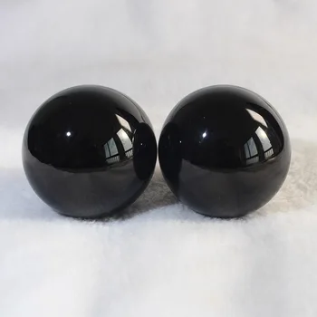 

Natural Black Obsidian Sphere Healing Crystal Quartz Stone Wicca Home Decoration Spirit Meditation Feng shui Gift