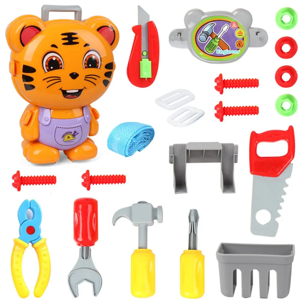 Детские кухонные столовые приборы набор инструментов игровой набор «Дом» портативный ящик для хранения доктор рюкзак коробка игрушка сумка игрушка