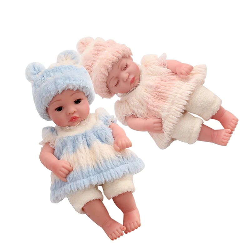 10 дюймов Reborn Baby Doll все тело Мягкая силиконовая Детская кукла мягкий винил реалистичный милый подарок на день рождения для детей