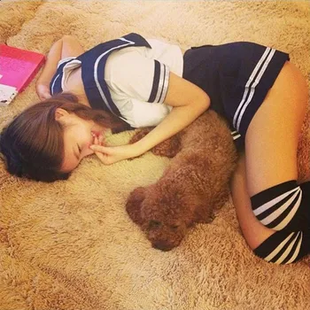 

2PC Porno Sexy Lingerie Dress Erotic Babydoll Sleepwear Patchwork Sexy Underwear Costume Cosplay Outfit Uniform Women Tops+Skirt