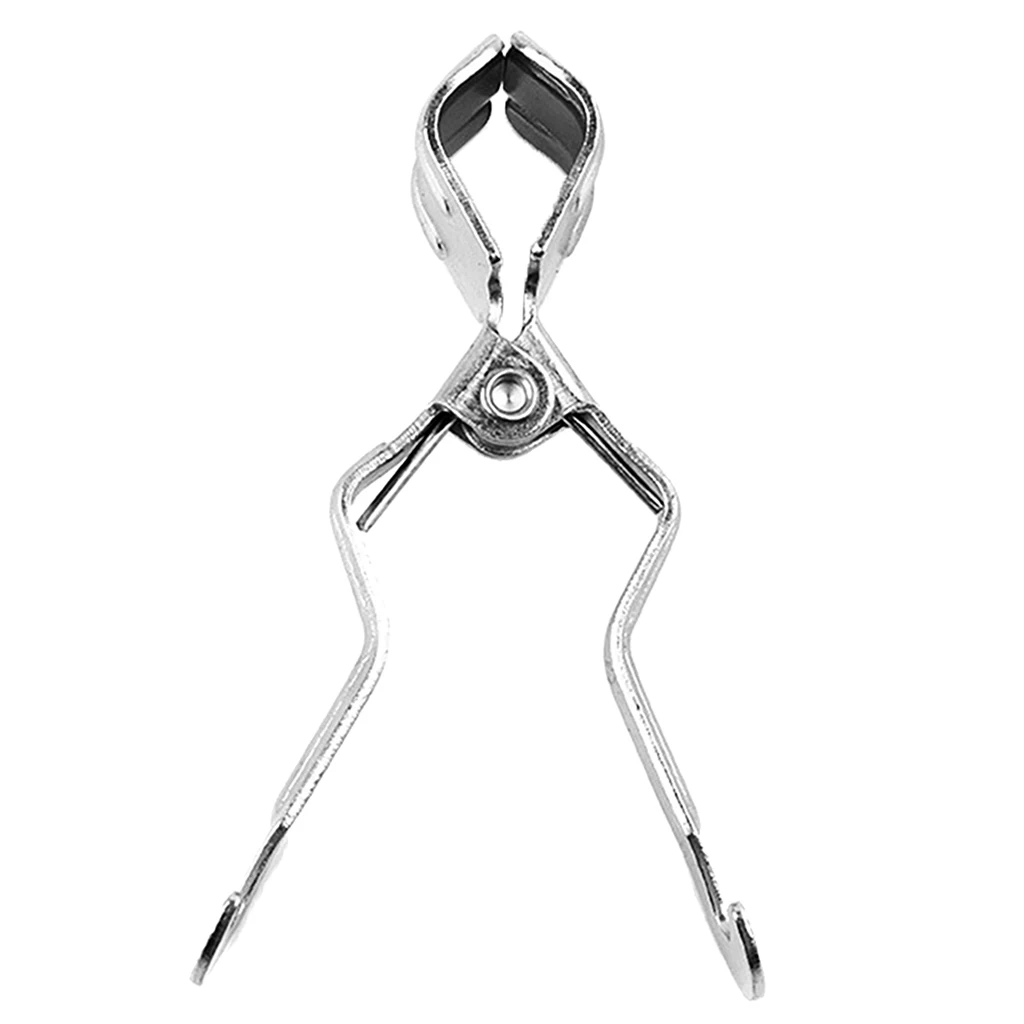 Multi-Functional Clamp On Lantern Hanger Clip Holder Light Lamp Hanging Hook for Tent Poles Outdoor Camping Hook, Silver