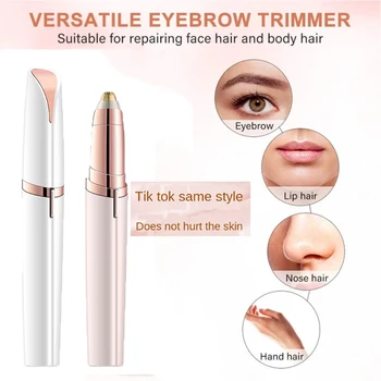 

2020 brow shaping trimmer electric eyebrow razor Shaver Hair remove Quick & Painless Easy to Use Femme Make Up Eye Brow Shaper