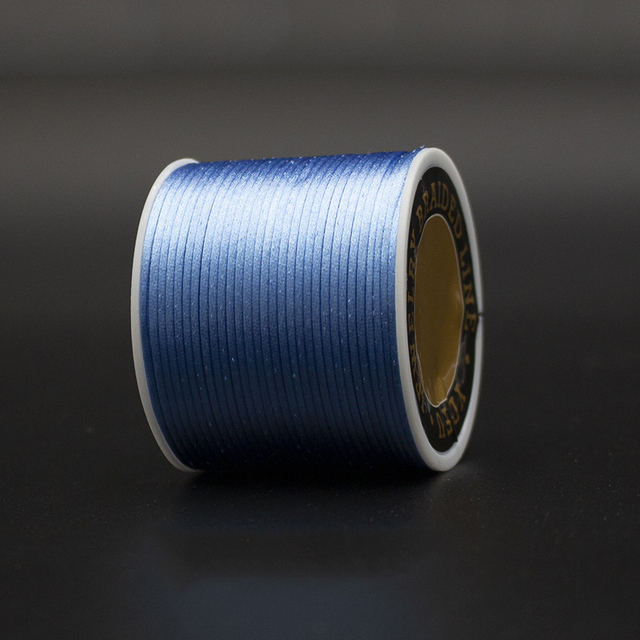 Satin Rattail Silk Cord Nylon Thread Cord Chinese Knot DIY Rope Bead Bracelet Jewelry Making Rope String