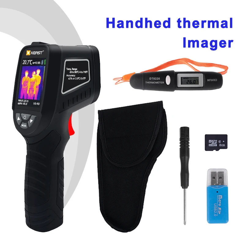 

Handheld IR Thermal Imaging Camera High-Definition HD Infrared Thermal Imager Floor Heating Detector Temperature Imaging Imager