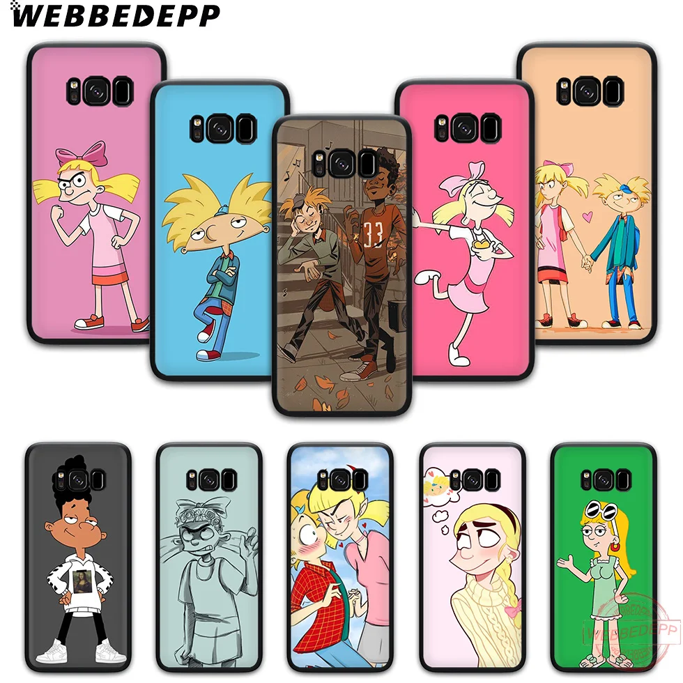 WEBBEDEPP Эй Арнольд мягкий чехол для телефона с изображением цветов Samsung S6 S7 край S8 S9
