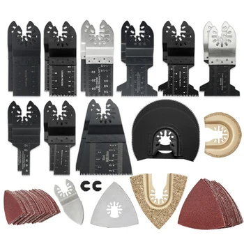 

100Pcs Oscillating Multi Tool Saw Blades Kit for Fein Makita Multitool Blades Set Kit Multi Tool Blades